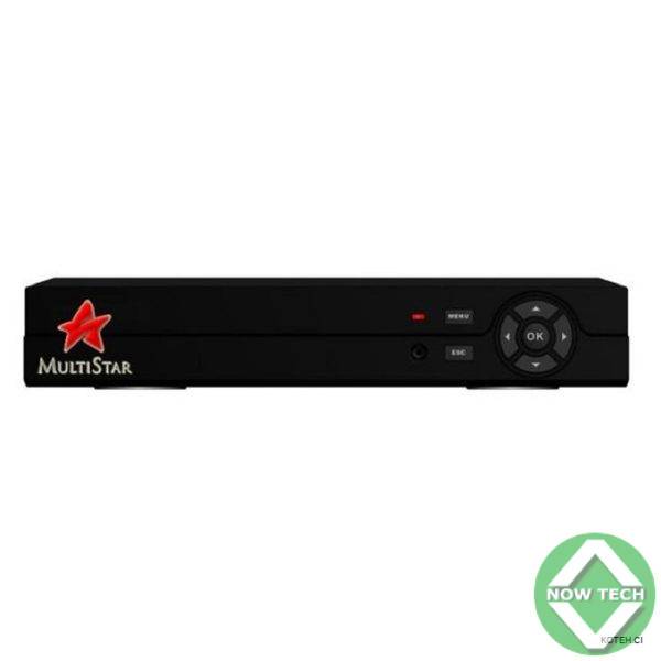 kit de 4 cameras multistar dvr 4 ports