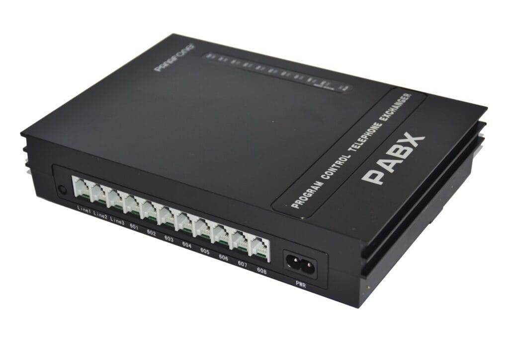 Mini PABX Model MD308 8ports 3 lignes home office