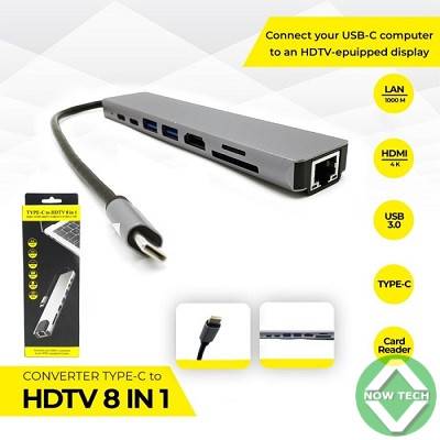 Adaptateur de câble USB Type C vers HDMI HDTV 4K convertisseur