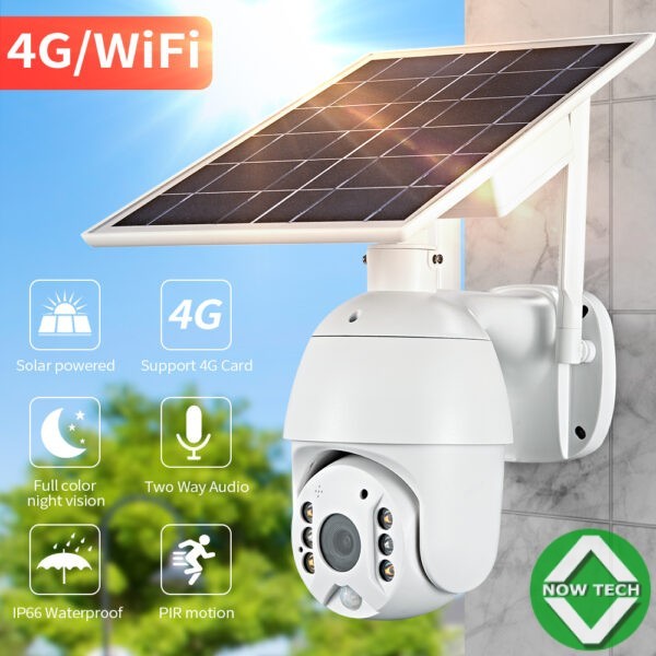 Camera solaire energie Alert PTZ Camera wifi 4G à puce bon prix en vente au  Cameroun