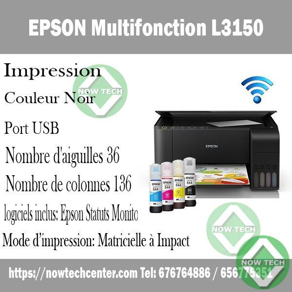 Imprimante à Réservoir Intégré EPSON ECOTANK L1110 Couleur