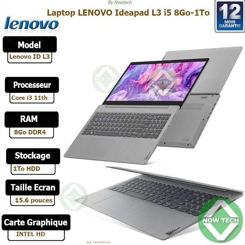 LENOVO PC Portable 15 pouces Ideapad S145-15IIL