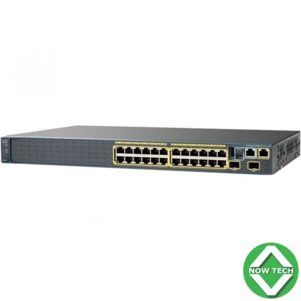 Cisco Catalyst WS-C2960X-24PD-L commutateur réseau Géré L2 Gigabit Ethernet (10/100/1000) Connexion Ethernet, supportant l'alimentation via ce port (PoE) Noir