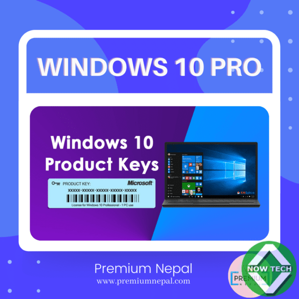 pack licence WINDOWS 10 Professionnel OEM CD et clé bon prix et moins cher en vente au cameroun