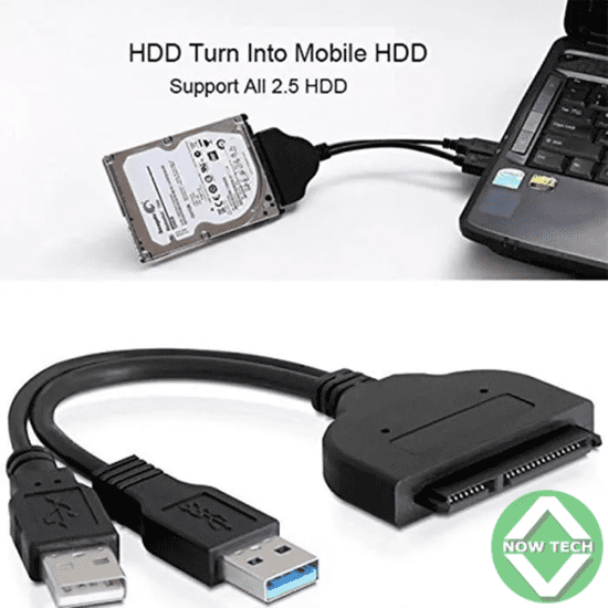 Cable USB 3.0 vers SATA /câble pour disque dur 2,5 pouces