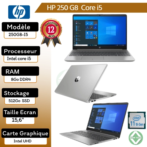 HP 15 Intel Celeron N4020/4Go/1To HDD/Ecran 15,6 pouces Full HD/Intel UHD  600 Graphics/RJ-45/Type C/Clavier AZERTY/Windows Pro 10
