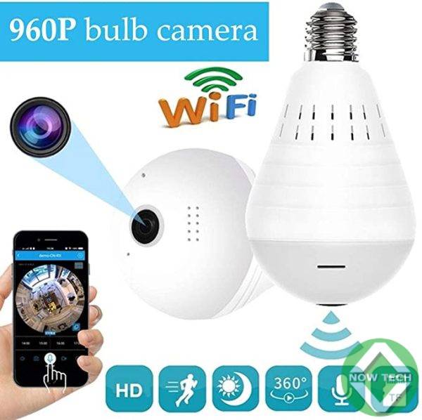 Cette Caméra de surveillance 360° • WIFI Ampoule Multistar