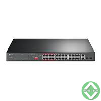 Switch TP-LINK TL‑SL1226P 24 ports PoE+ + 2 ports Gigabit + 2 SFP – bon prix en vente au Cameroun