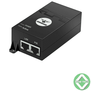 Injecteur POE Commando CMD-POE-30W-AT 10/100/1000Mbps IEEE 802.3at, Max 30W