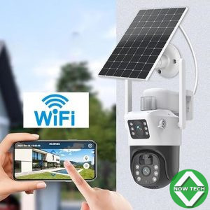 Camera solaire Smart wifi extérieur/interne avec application V380Pro bon prix en vente.