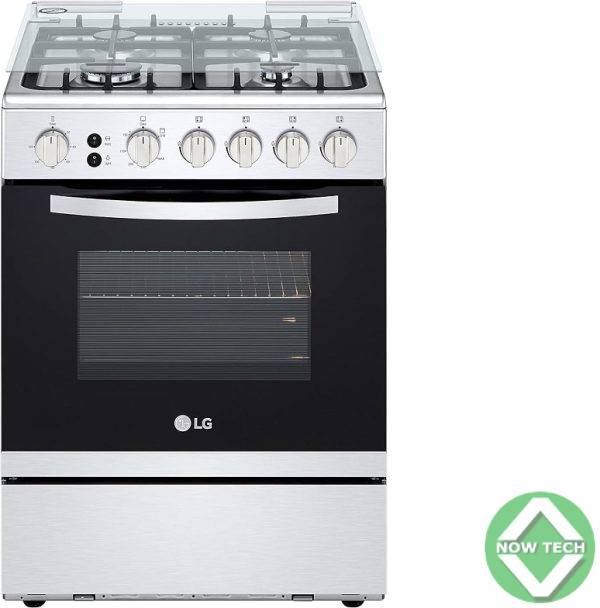 Cuisinière à gaz 4 Feux 60 CM Sécurité totale Système de chauffage combiné Rôtissoire