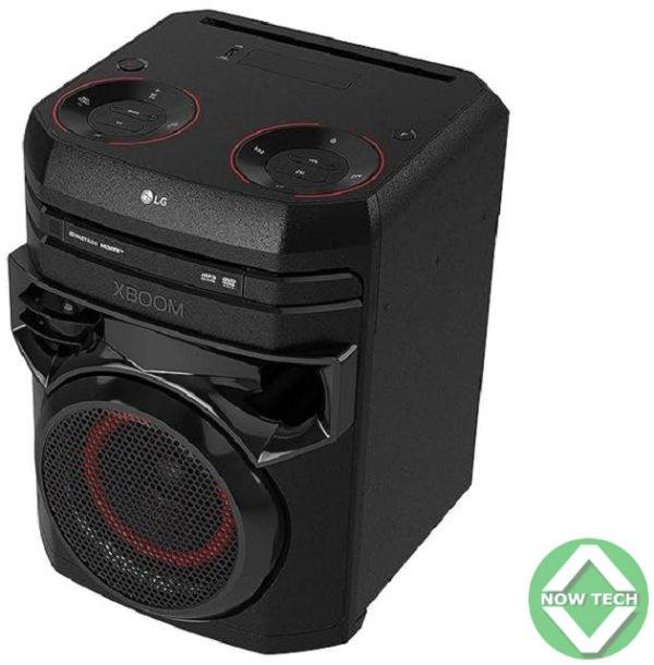 LG XBOOM ON2D, lecture karaoké, pour lecture - DVD, CD, USB, FM, Aux, Bluetooth, sortie HDMI, Bass Blast+ Eq