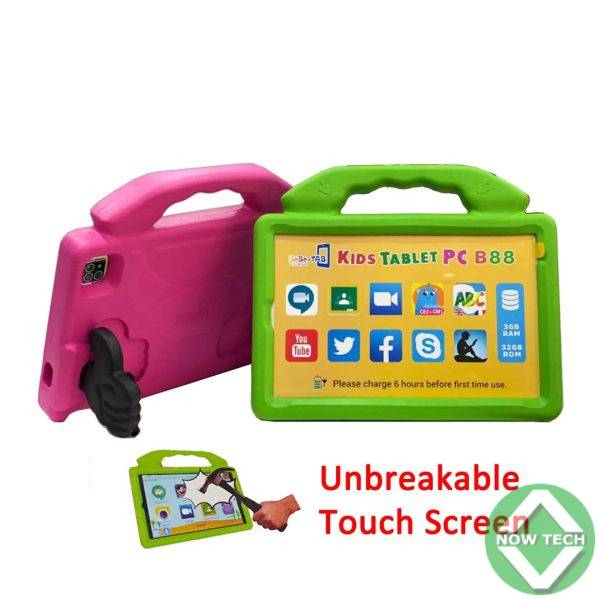 Tablette Android pour enfants Bebe-Tab B88 – ROM 256 Go – RAM 6 Go – 3000 mAh – Double SIM