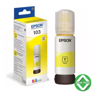 Epson 103 Jaune - Bouteille d'encre Epson EcoTank d'origine (C13T00S44A)