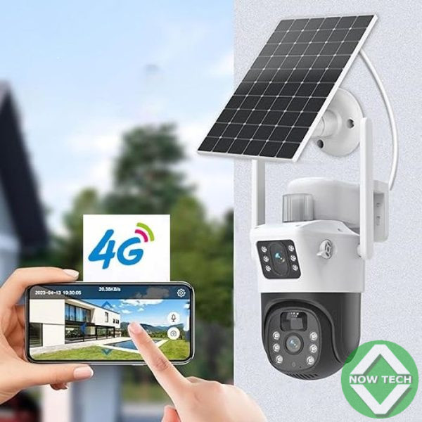 Camera solaire Smart 4G extérieur/interne avec application V380Pro bon