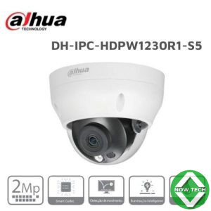 Camera IP Dahua, dome 2MP DH-IPC-HDPW1230r1-S5