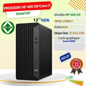 UC PRODESK HP 400 G9 i7 12th Gen 8GB RAM 512GB SSD bon prix en vente au Cameroun