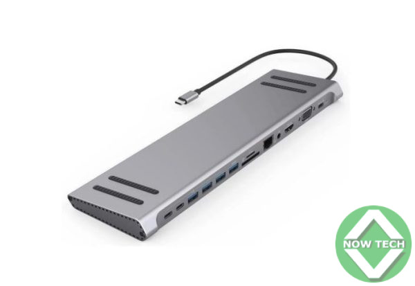 Station d'accueil multifonction USB-C 13 en-1 Onten OTN-9199A  bon prix en vente