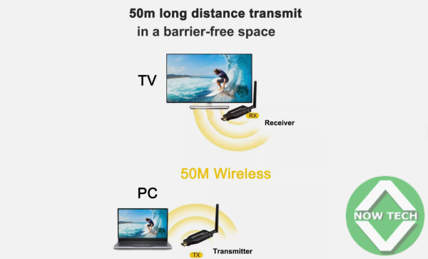 EXTENDEUR  WIFI HDMI 50M 1080P  Bon  Prix en vente – Image 3
