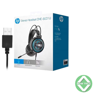 Casque HP USB stéréo HP DHE -8001U bon prix en vente