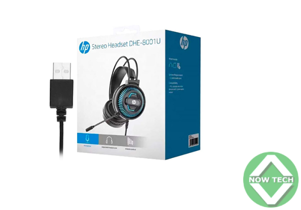 Casque HP USB stéréo HP DHE -8001U bon prix en vente
