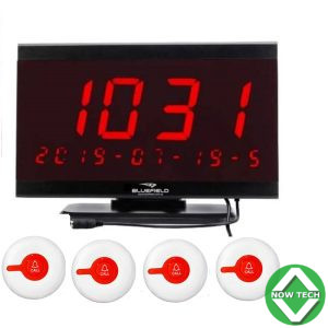 Kit de système d appel sans fil Ecran Bluefield et 4 boutons d appel Bon prix en vente