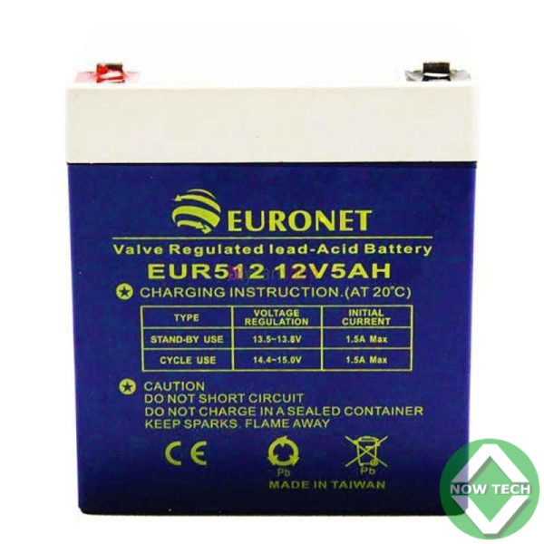 Batterie Onduleur 12V 5AH Euronet bon prix en vente au Cameroun