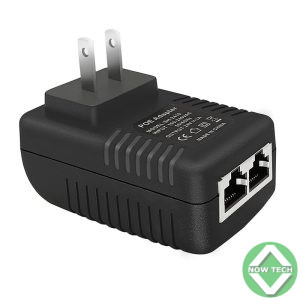 Injecteur POE Actif 24V 1A COMMANDO LightningPOWER  10/100/1000 Mbps Max 24W, Alimentation PoE bon prix en vente au cameroun