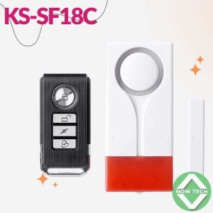 Alarme magnétique Sans fil KS-SF18C avec capteur pour porte bon prix en vente