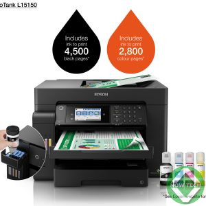 Imprimante  Epson EcoTank L15150 A3+ multifonction à réservoirs rechargeables (C11CH72403)