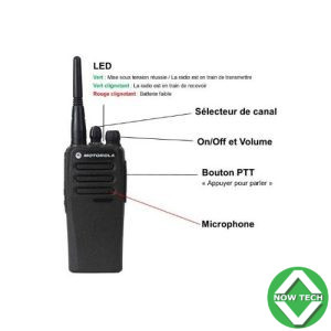 Talkie Walkie Motorola DP1400 UHF-Numérique Professionnel bon prix en vente